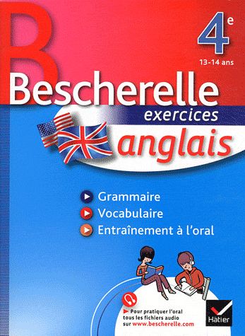 Bescherelle ; anglais ; 4ème ; cahier