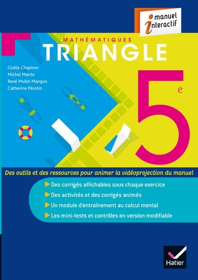 Triangle 5eme ed. 2010, cd rom manuel interactif - ne peut etre vendu que sur presentation d une att
