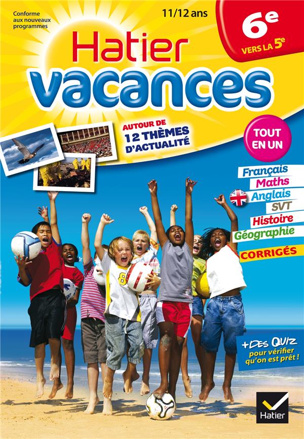Hatier vacances : de la 6ème vers la 5ème