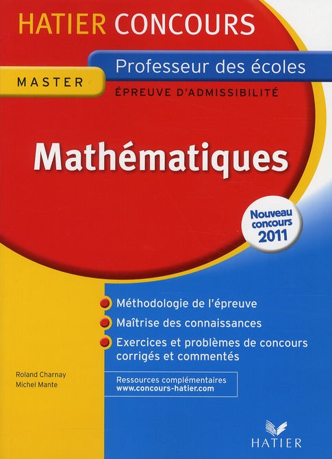 Mathématiques ; concours CRPE (édition 2011)
