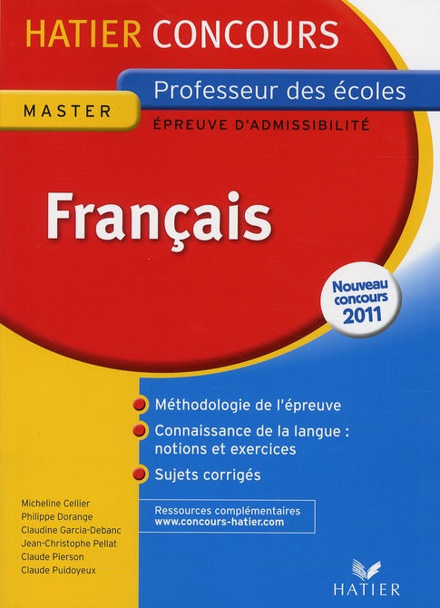 Français ; concours CRPE (édition 2011)