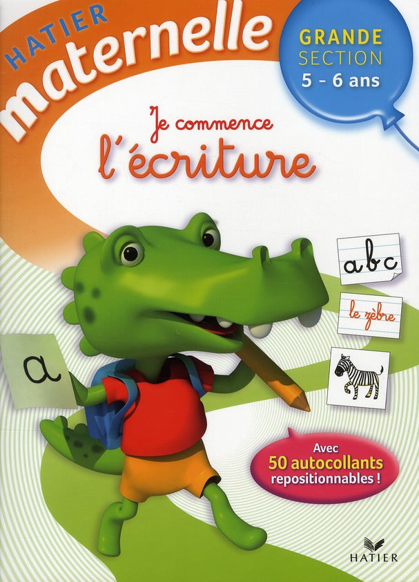 Hatier maternelle : je commence l'écriture ; grande section ; 5/6 ans
