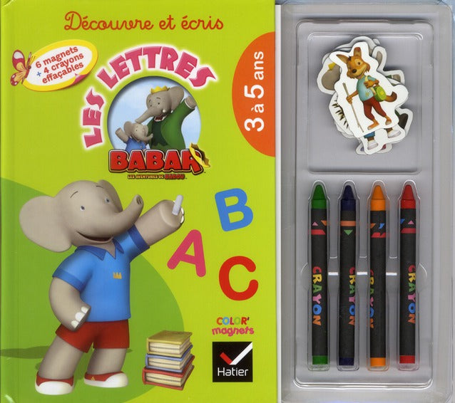Découvre et écris les lettres avec Babar