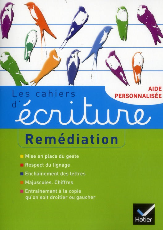 Les cahiers d'écriture Tome 4 : remédiation ; aide personnalisée