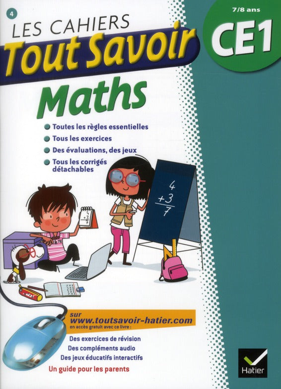 LES CAHIERS TOUT SAVOIR : mathématiques ; CE1