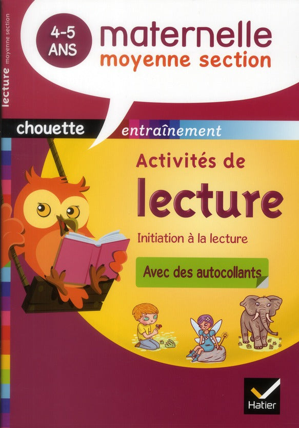 Chouette : lecture ; moyenne section