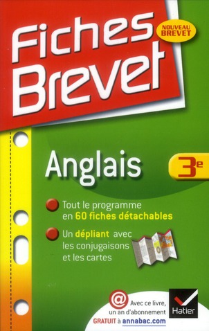 Fiches brevet : anglais ; 3ème