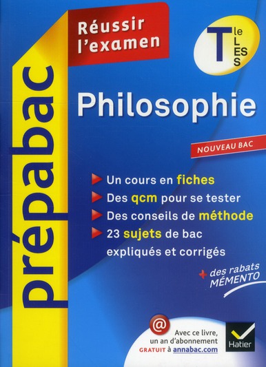 PREPABAC EXAMENS : philosophie ; terminale L