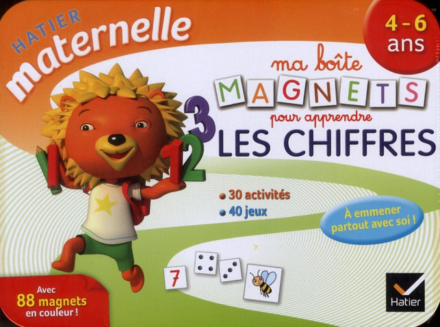 Hatier maternelle : ma boîte de magnets pour apprendre les chiffres