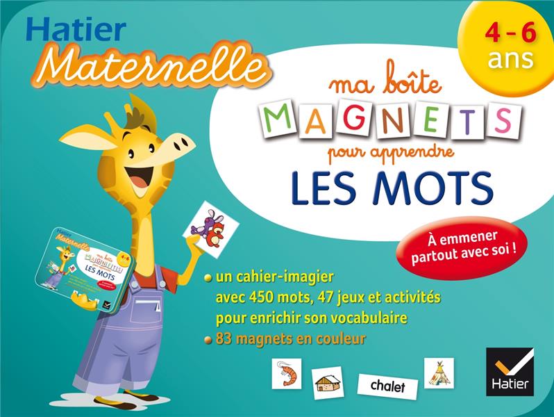 Hatier maternelle : ma boîte magnets pour apprendre les mots