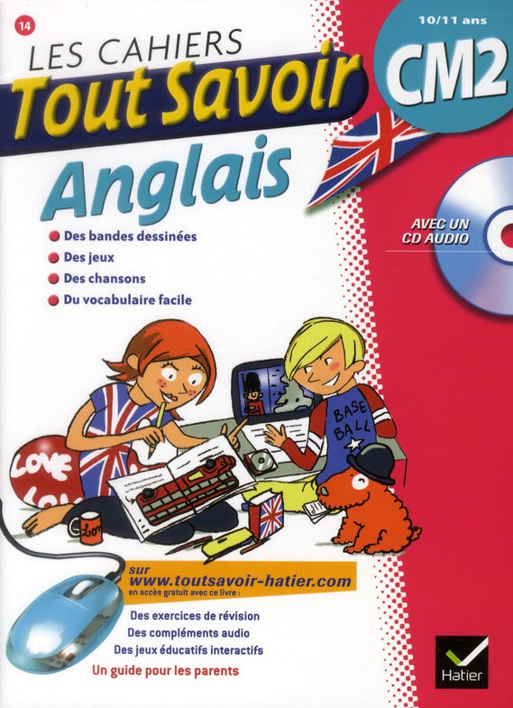 LES CAHIERS TOUT SAVOIR : anglais ; CM2