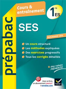 Prépabac cours & entraînement : sciences économiques et sociales ; 1ère ES