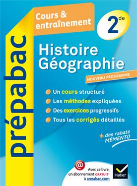 Prépabac cours & entraînement : histoire-géographie ; 2nde