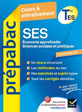 Prépabac cours & entraînement : sciences économiques et sociales ; terminale ES ; enseignement spécifique et de spécialité