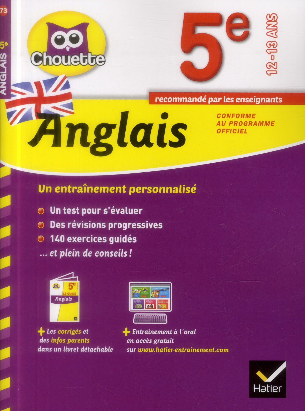 Chouette entraînement : anglais ; 5ème