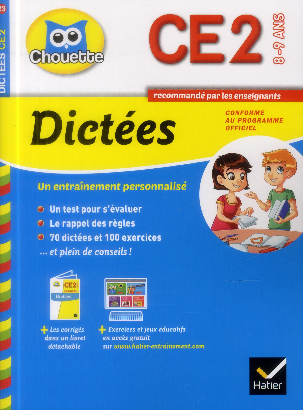 Chouette entraînement : dictées ; CE2