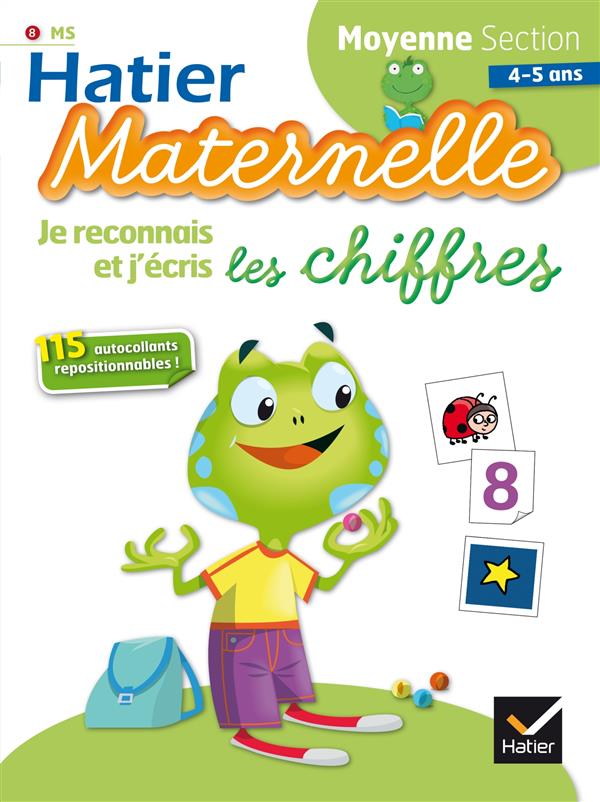 Hatier maternelle : je reconnais et j'écris les chiffres ; moyenne section