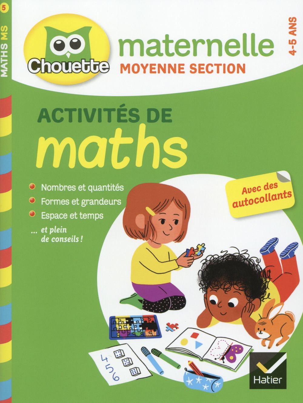 Chouette entraînement : maths ; moyenne section