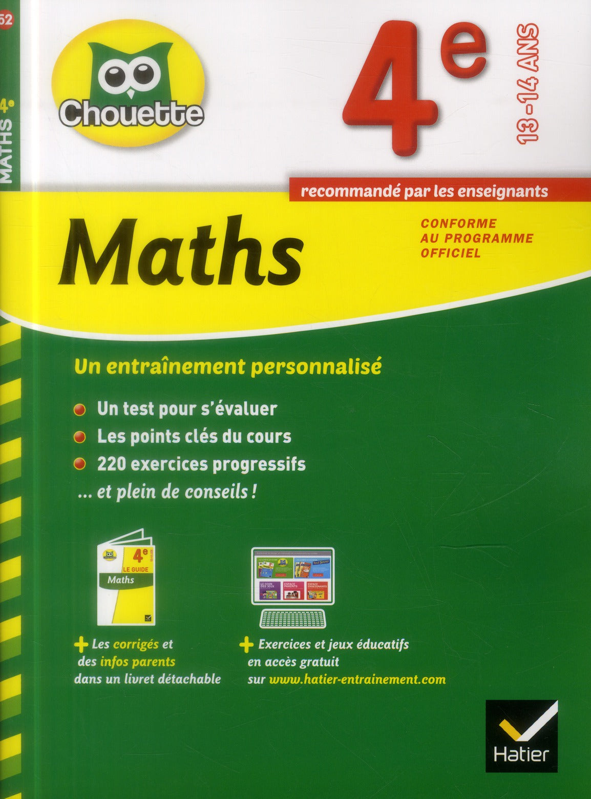 Chouette entraînement : mathématiques ; 4ème