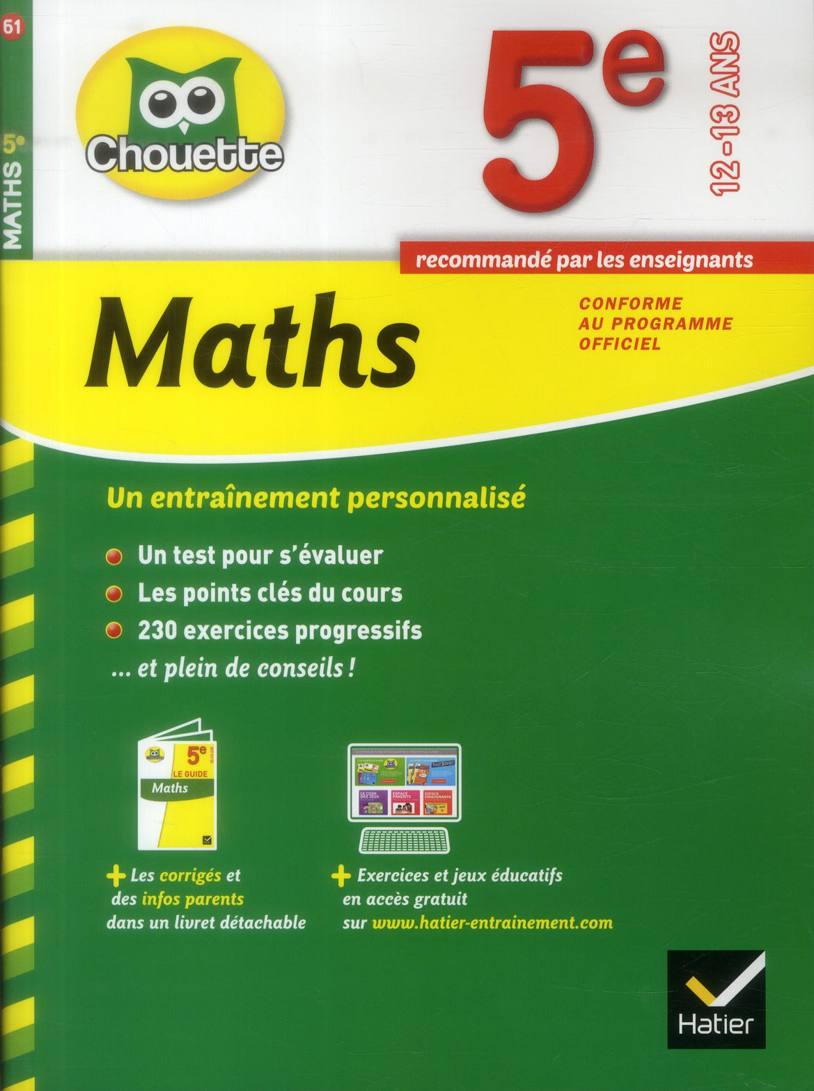 Chouette entraînement : mathématiques ; 5ème