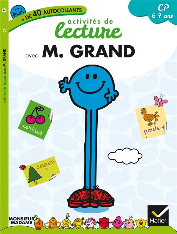 Activités de lecture avec Monsieur Grand ; CP ; lecture ; 6-7 ans