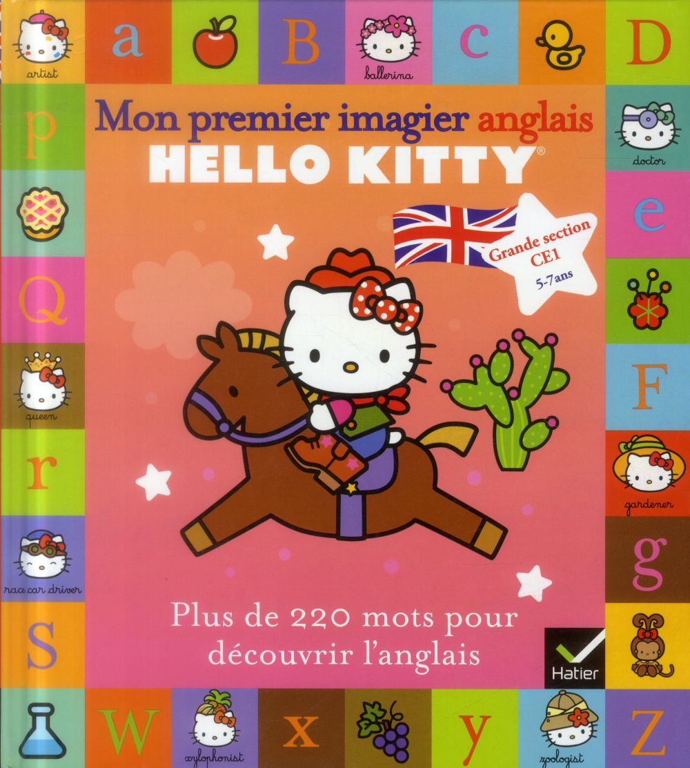 Hello Kitty ; mon premier imagier anglais ; grande section ; CE1 ; 5/7 ans