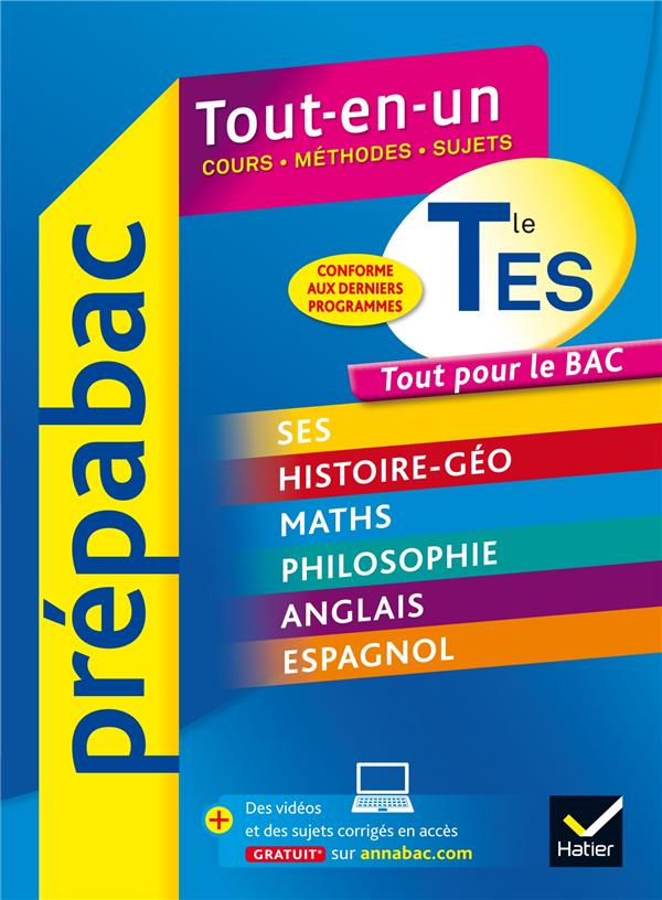 PREPABAC TOUT-EN-UN : terminale ES