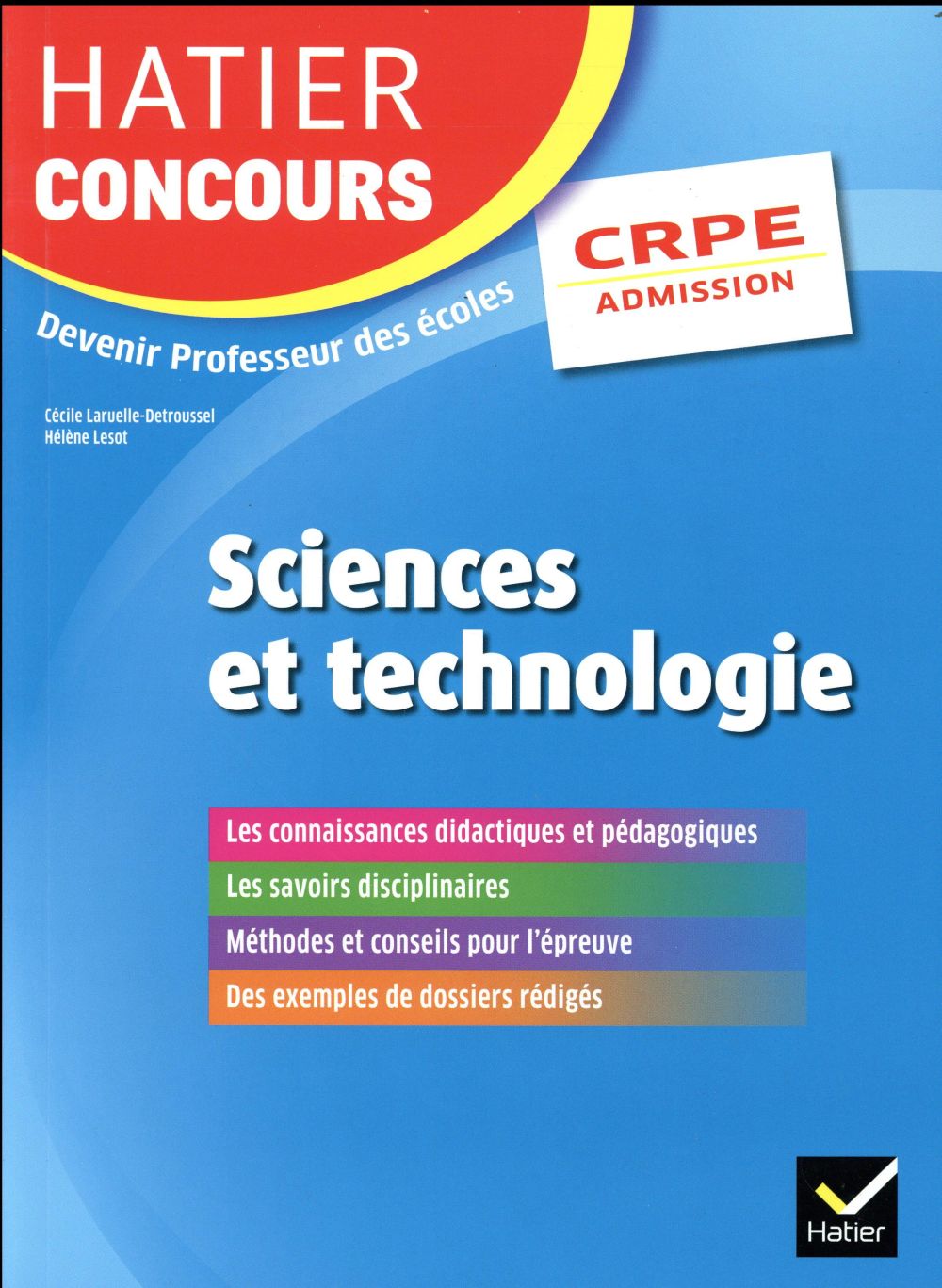 Hatier concours crpe 2017 - epreuve orale d'admission - sciences et technologie