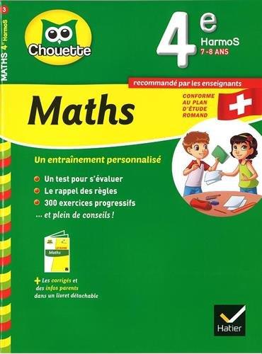 Chouette : maths ; 4e harmos ; 7/8 ans ; Suisse