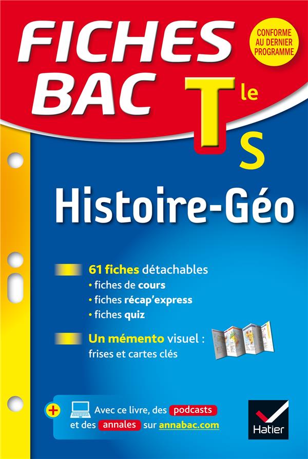 Fiches bac : histoire-géographie ; terminale s