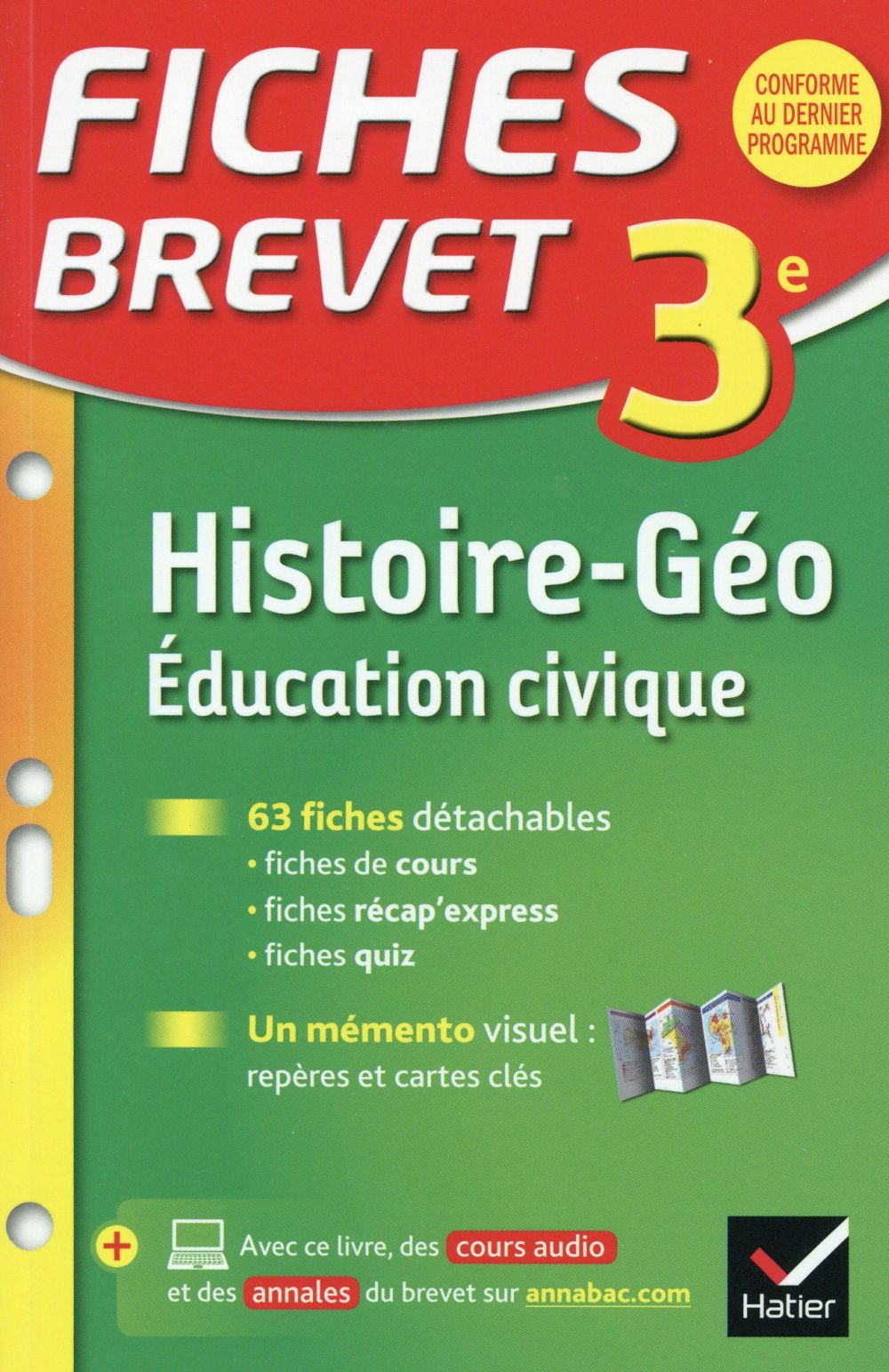 Fiches brevet : histoire-géographie ; éducation civique ; 3ème