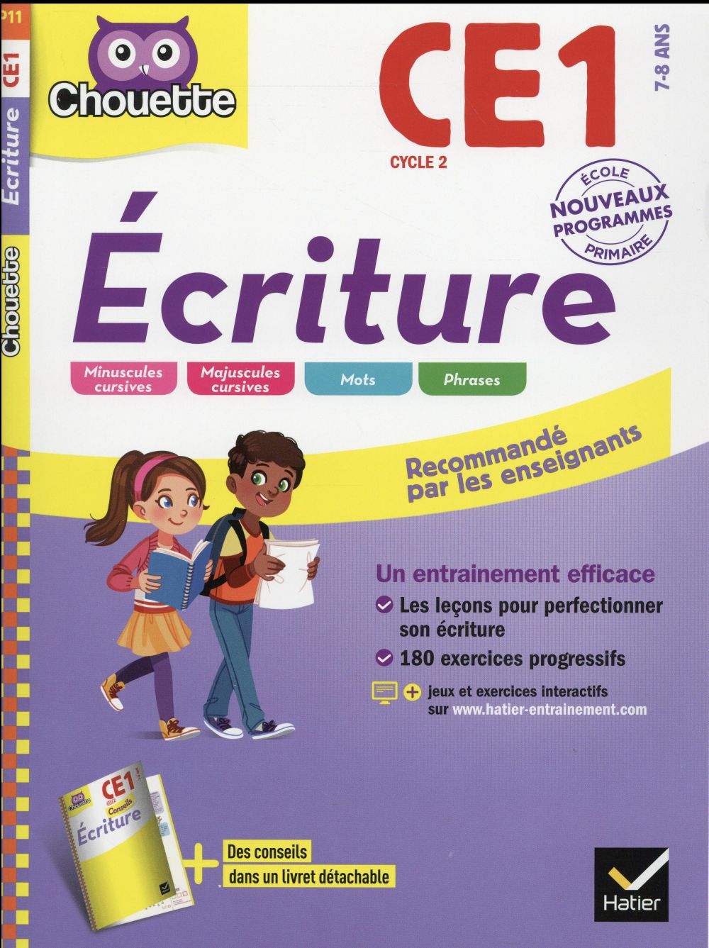 Chouette entraînement : écriture ; CE1 (édition 2016)