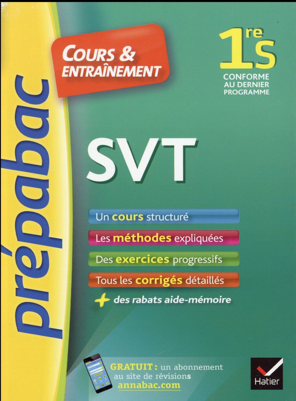 Prépabac cours & entraînement : SVT ; 1ère S