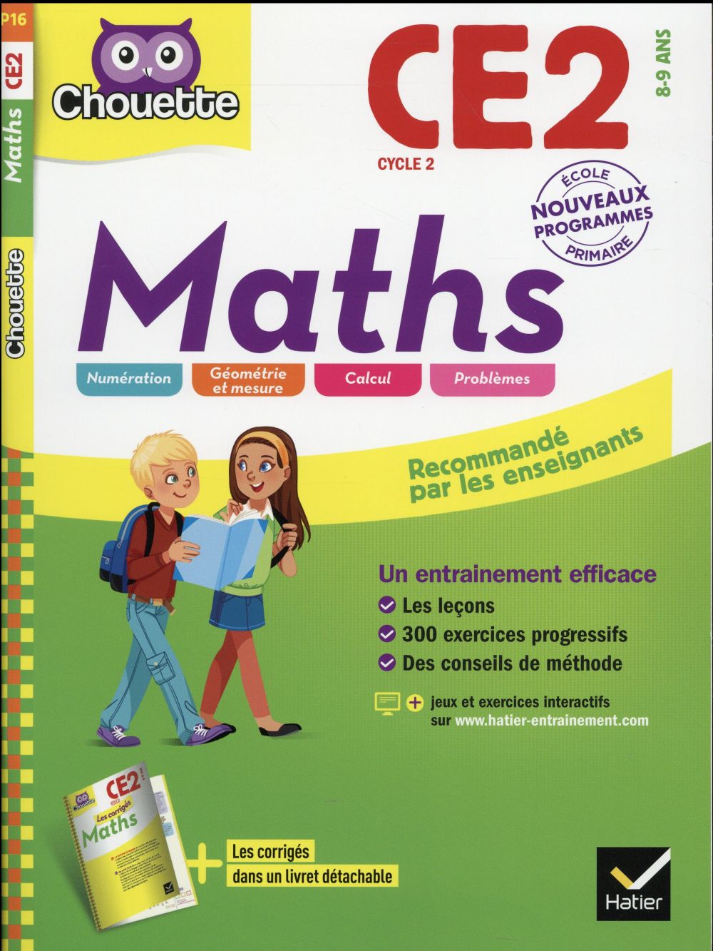 Chouette entraînement : maths ; CE2 (édition 2016)