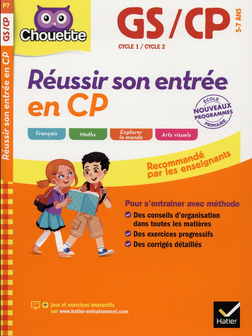 Chouette entraînement : réussir son entrée en CP ; GS/CP