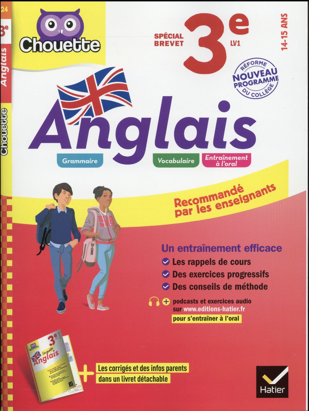 Chouette entraînement : anglais ; 3ème ; spécial brevet (édition 2016)