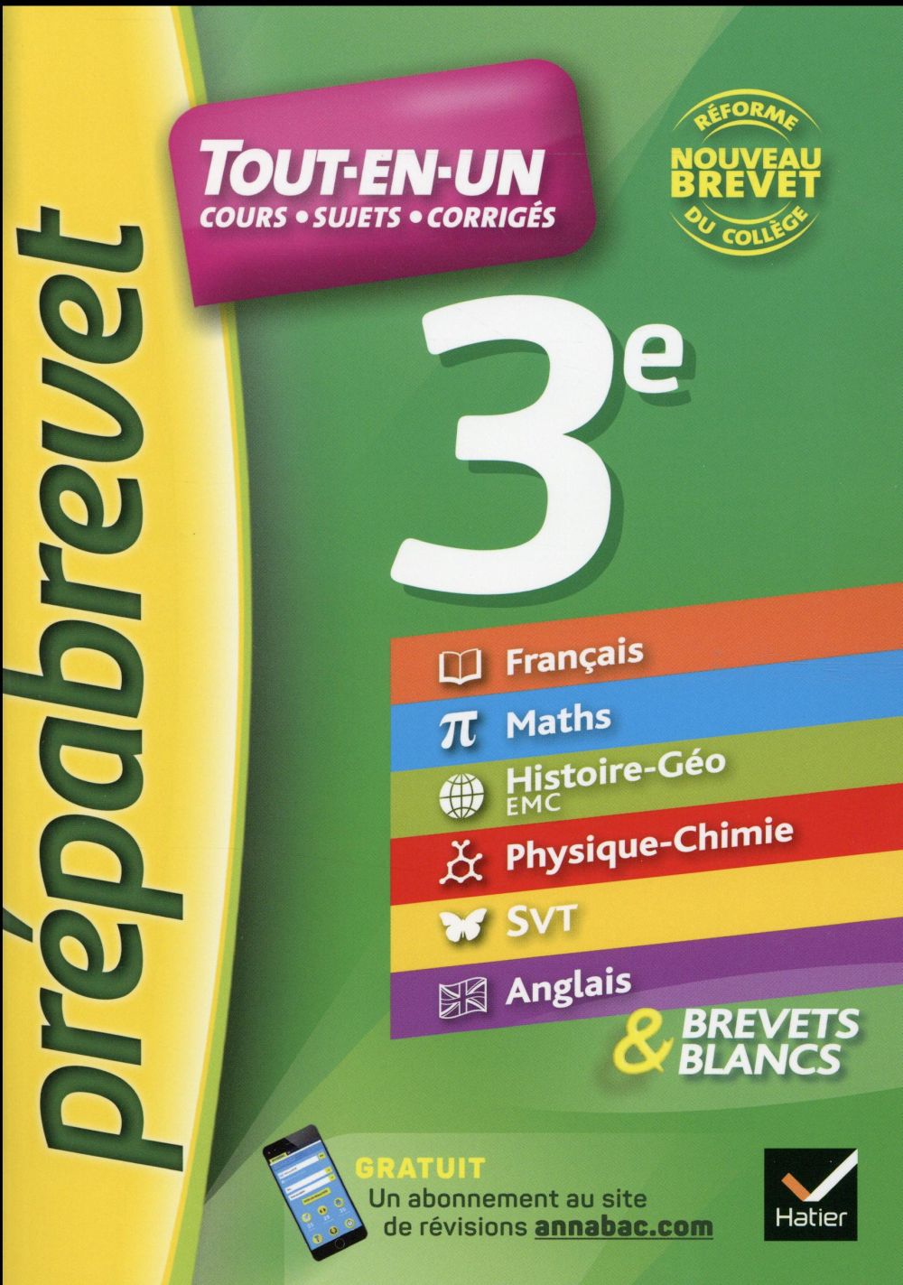 PREPABREVET TOUT-EN-UN : 3ème ; nouveau brevet