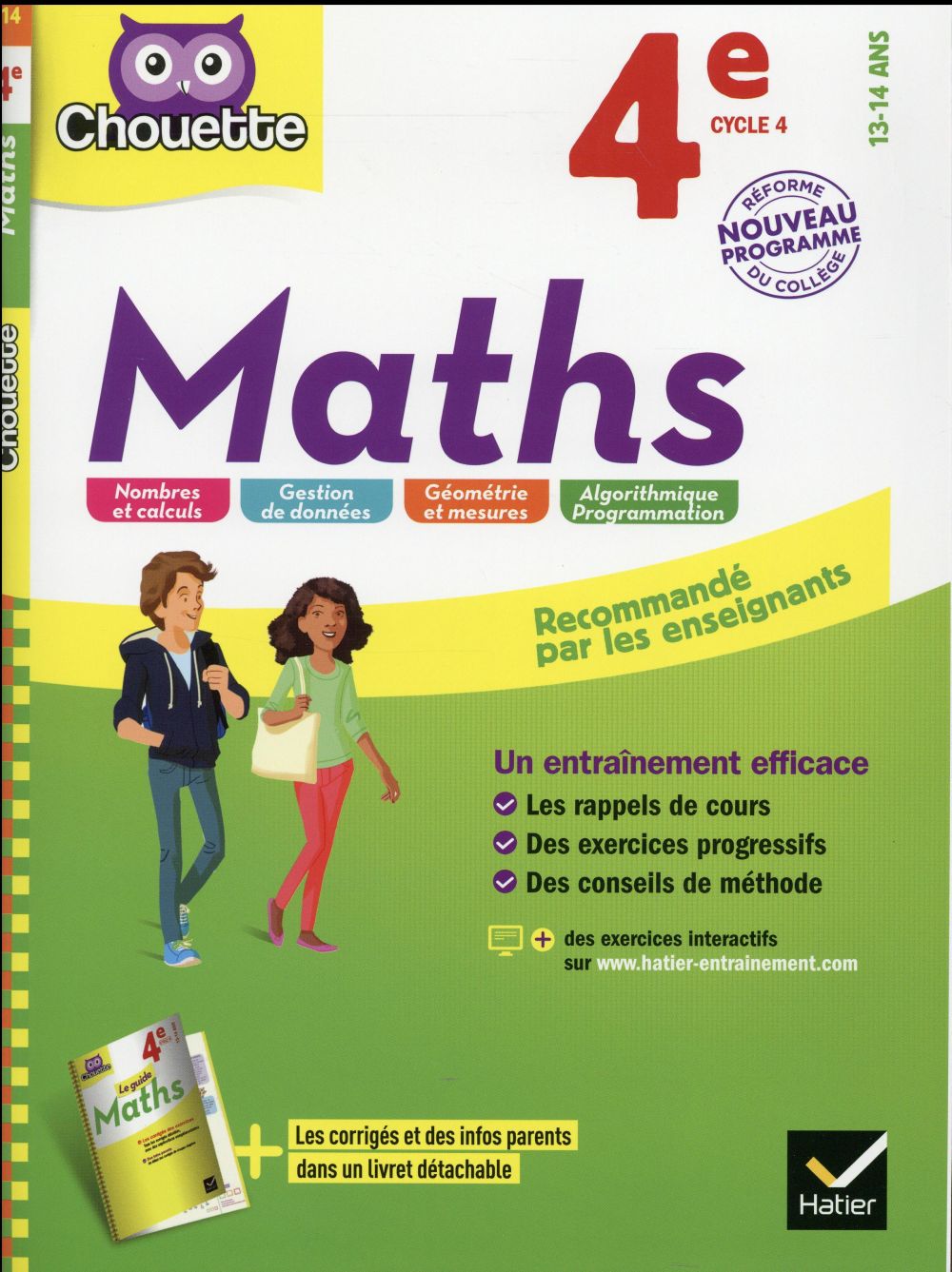 Chouette entraînement : maths ; 4ème (édition 2016)