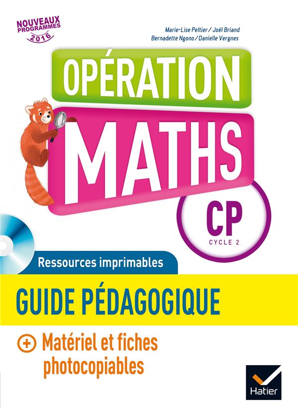 Opération maths : CP ; guide pédagogique (édition 2016)