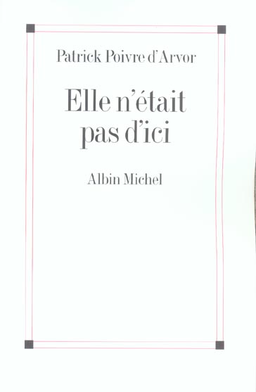 Elle n'etait pas d'ici