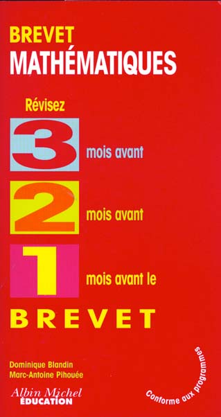 321 brevet ; mathematiques