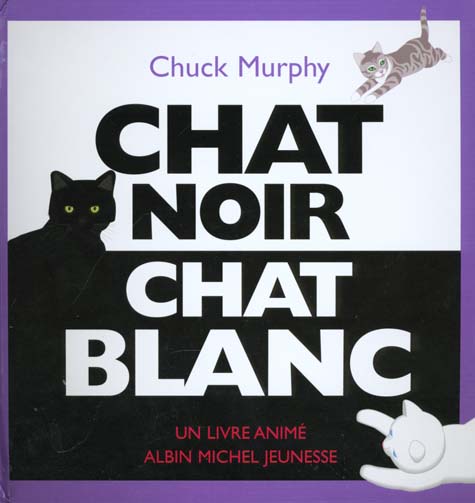 Chat noir chat blanc