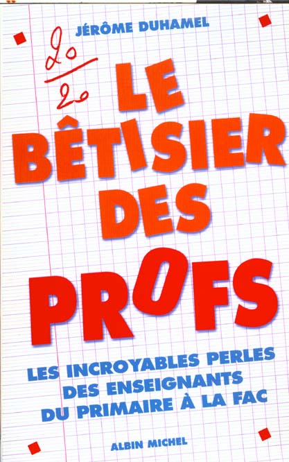 Le betisier des profs