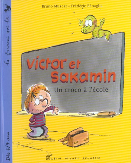 Victor et sakamin ; un croco a l'ecole