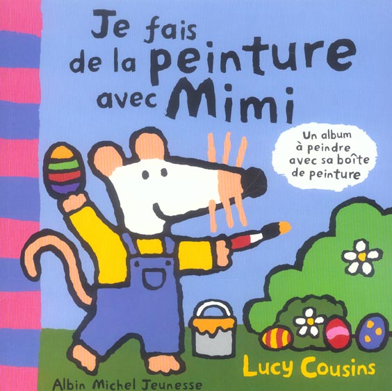 Je fais de la peinture avec mimi