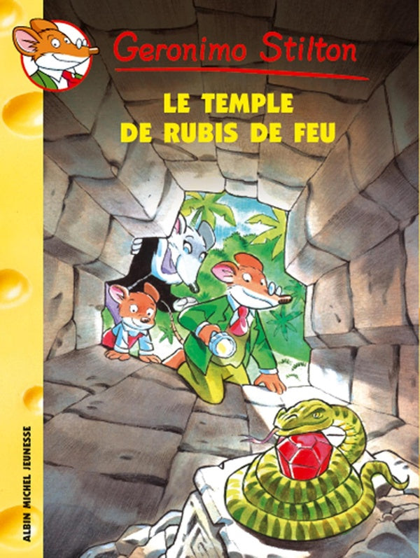 Geronimo Stilton Tome 25 : le temple du rubis de feu