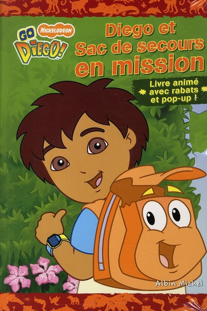 Diego et sac de secours en mission