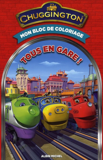 Tous en gare ! mon bloc de coloriage