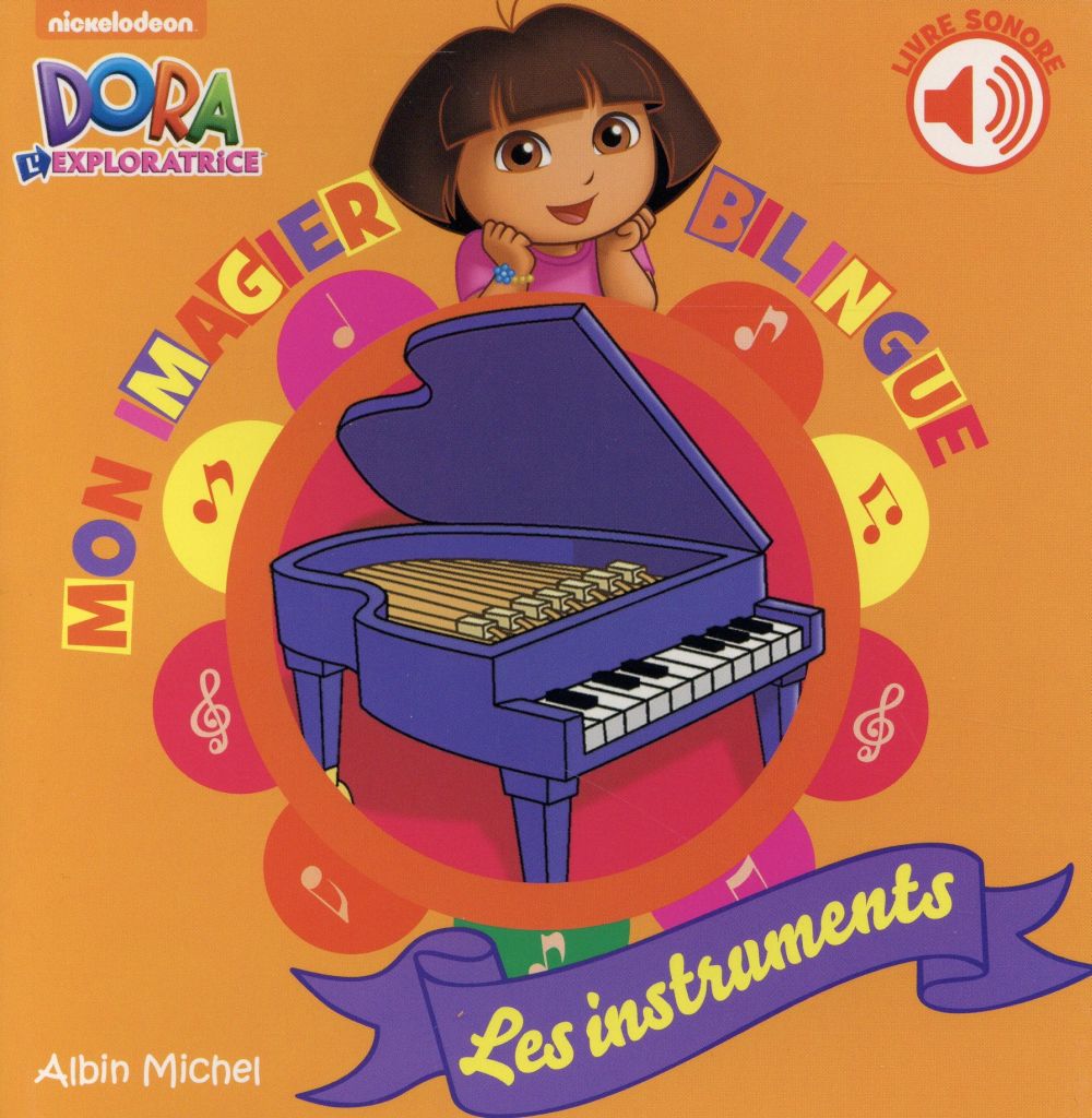 Mon imagier bilingue ; les instruments