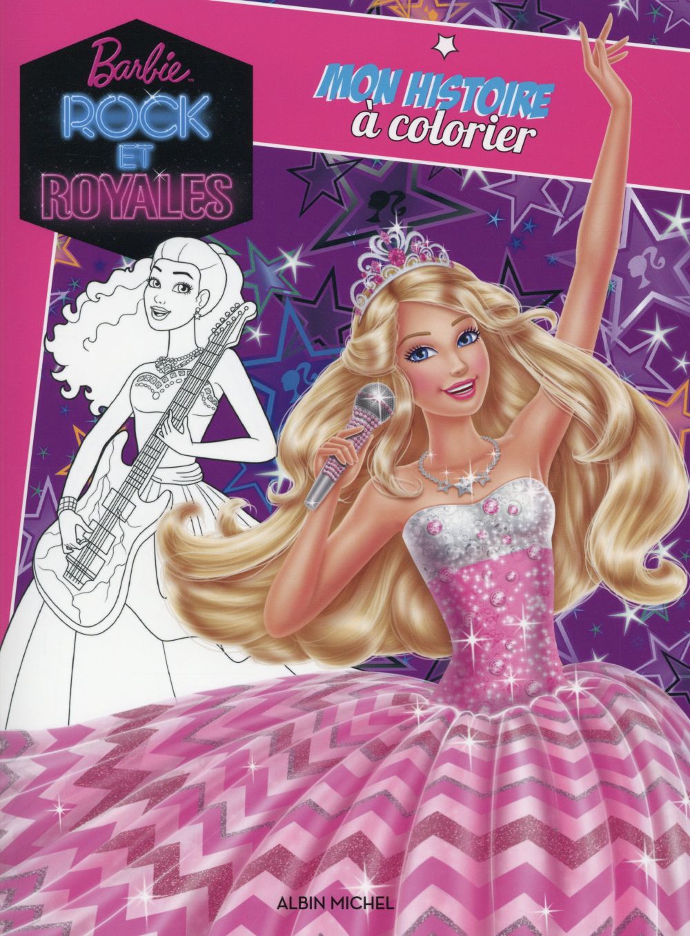 Rock'n royals ; mon histoire à colorier